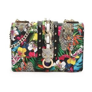 Aldo Rheana Animal Rainforest Print Crossbody Bag - Multi Wildlife